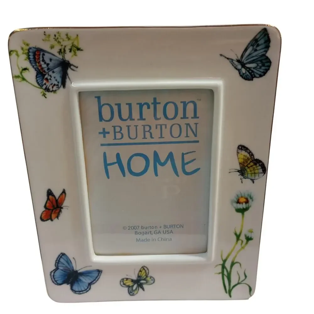 Burton + Burton Wings Of Grace Butterfly Picture Frame New In Box